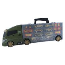Caminhão Maleta com Carrinhos - Exército - Yes Toys