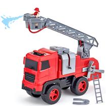 Caminhão Max Bombeiro Lança Água C/ Ferramentas Acessórios Adijomar