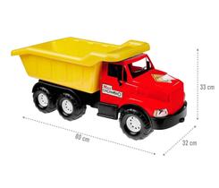 Caminhão Max Caçambão Grande 80cm Cor Soritda Tilin Brinquedos