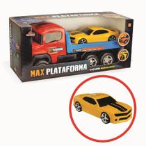 Caminhão Max Plataforma de Brinquedo com Carrinho Infantil - Adijomar brinquedos