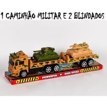 Caminhão Militar exército e tanque de guerra blindado camuflado
