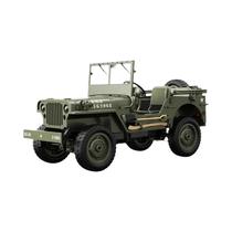 Caminhão Militar RC Escala 1:10 24G 4WD Elétrico Off-road Carro De Controle Remoto Brinquedo Para