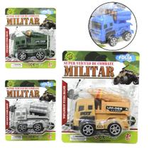 Caminhao Militar Roda Livre Sortidos Na Cartela
