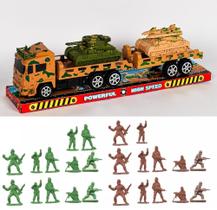 Caminhão militar tanque blindado guerra soldadinho plástico boneco Caminhão militar tanque blindado guerra soldadinho plástico boneco