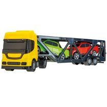 Caminhão Mini Cegonheiro Com 2 Carrinhos