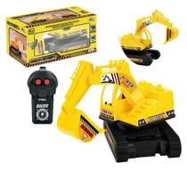 Caminhão Mini Escavadeira Carrinho Construtor Brinquedo Infantil Controle Remoto Multi Funções Caminhão Mini Escavadeira Carrinho Construtor Brinquedo Infantil Controle Remoto Multi Funções