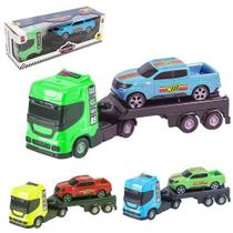 Caminhao Mini Reboque C/1 Carrinho Sort - BS TOYS