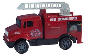 Caminhão Mini Truck Carrinho Bombeiro Fire, Samba Toys 073 - 129106