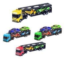 Caminhão Miniatura Cegonheira Brinquedo Cegonha - Bs Toys