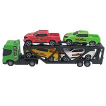 Caminhão Miniatura Cegonheiro de Brinquedo com Carros