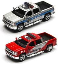 Caminhão modelo fundido sob pressão KinSmart 2014 Chevrolet Silverado LTZ Caminhão modelo fundido sob pressão KinSmart 2014 Chevrolet Silverado LTZ