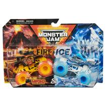 Caminhão Monster Jam Fire & Ice - Escala 1:64