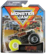 Caminhão Monster Jam Zombie Série 33 - Escala 1:64 - Die-cast Caminhão Monster Jam Zombie Série 33 - Escala 1:64 - Die-cast