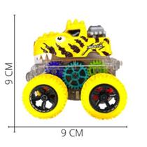 Caminhão monstro dinossauro carrinho de brinquedo fricção 360 carrinho 4x4
