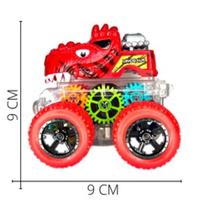 Caminhão monstro dinossauro carrinho de brinquedo fricção 360 carrinho 4x4 Caminhão monstro dinossauro carrinho de brinquedo fricção 360 carrinho 4x4