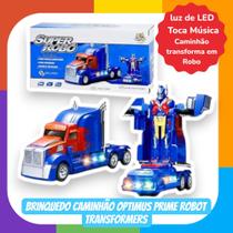 Caminhão Optimus Prime Robot Super Change Transformers
