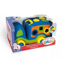 Caminhão Pedagógico Didático Bebê - Super Toys