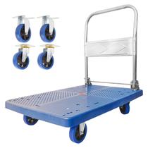 Caminhão plataforma LFGUD Push Cart Dolly, capacidade de 300 kg, dobrável