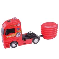 Caminhão Power Truck Com Lançador Vermelho 4730 - Omg Kids