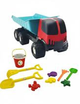 Caminhão Praia Grande Baldinho Pá e Acessórios Areia Verão