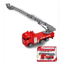 Caminhão Pull-back Equipe De Resgate E Saneamento