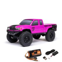 Caminhão RC Axial SCX24 Base Camp 4x4 1/24 RTR Rosa - Com Bateria Caminhão RC Axial SCX24 Base Camp 4x4 1/24 RTR Rosa - Com Bateria