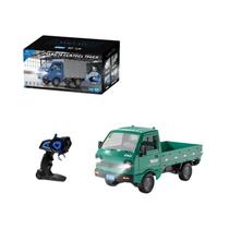 Caminhão RC Em Escala 1:16 Com Luzes LED De 24GHz, Simulação De Escalada, Modelo De Carro Elétrico