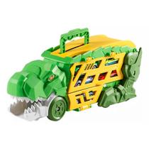Caminhão Reboque Dino Truck 2 em 1 com 4 Carrinhos e Pista Maleta Y2124A - Dorémi