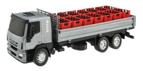 Caminhão Réplica Iveco Tector Com Engradados + Bebidas Usual Brinquedos