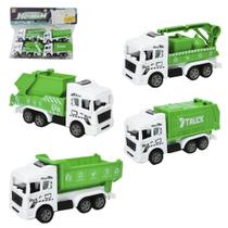 Caminhao saude ambiental a friccao pull back environmenta health com 4 pecas