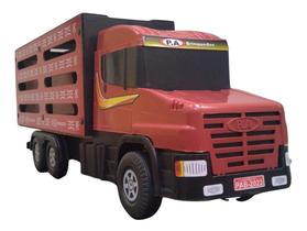Caminhão Scania Truck Brinquedo Infantil De Madeira 70Cm - P.A