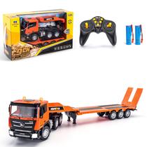 Caminhão semi de controle remoto YAZHIYI 1:24 Laranja com luz sonora