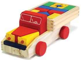 Caminhão Super Transblocos Cpm 21 Blocos Em Madeira