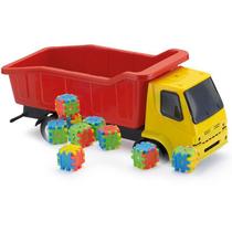 Caminhão Super Truck Caçamba Educativa Com Peças De Aprendizado Caminhão Super Truck Caçamba Educativa Com Peças De Aprendizado