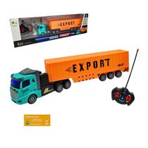 Caminhao Super Truck Controle Remoto Toyking Bau Cabine Recuada