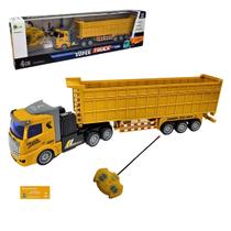 Caminhao Super Truck Controle Remoto Toyking Carroceria Cabine Recuada