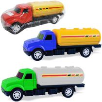 Caminhao Tanque Combustivel Roda Livre Colors