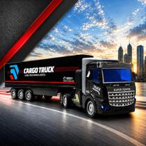 Caminhão Tipo Carreta de Carga, Truck, com Controle Remoto, Design Moderno, Rodas Múltiplas, Estrutura Resistente