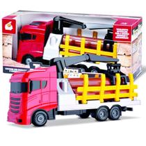 Caminhão trans tora truck cargas 38 cm - orange toys 418