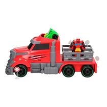 Caminhão Transformável Red Truck Max Robot 2 Em 1 L017-18