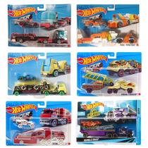 Caminhão Transportador c/ Carrinho Hot Wheels - Modelos Sortidos - Mattel -