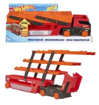 Caminhão Transportador Cegonha p/ 50 Carrinhos - Mega Hauler Hot Wheels City - Mattel