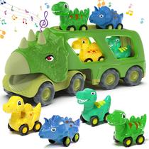 Caminhão transportador de dinossauros Toy Moritakk para crianças de 2 a 5 anos