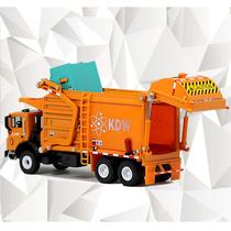 Caminhão transportador de lixo 1:24 Brinquedo transportador de resíduos