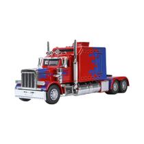 Caminhão Trator Peterbilt 389 Em Escala 1:24 Modelo De Brinquedo Em Liga Metálica Com Som E Luz Para