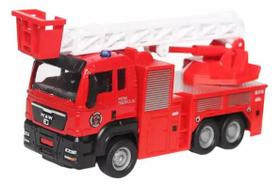 Caminhão Truck Bombeiro Escada Retrátil 1:55 Polibrinq Caminhão Truck Bombeiro Escada Retrátil 1:55 Polibrinq