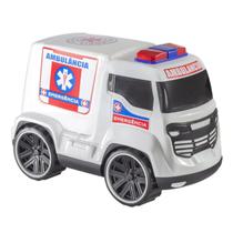 Caminhão Truck Infantil Bombeiro Policial Ou Ambulância - Bs Toys