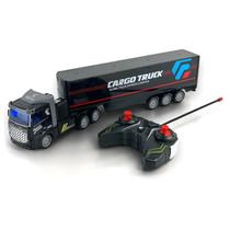 Caminhao Truck Preto Super Realista