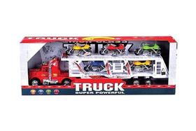 Caminhão Truck Super Powerful Fricção 6 Quadriciclos Sortido - Cute Toys