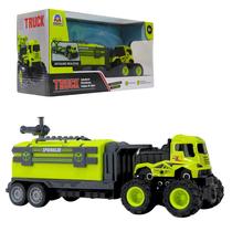 Caminhão Truck Tanque de Água Fricção Verde 9309 - Braskit